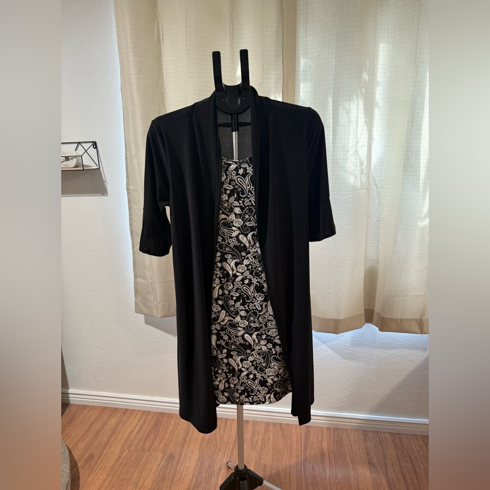 Black and White Mini Dress